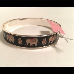 Vera Bradley Pink Elephant Bangle Bracelet